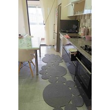 Bhr Creative Jüt S Model Salon Mutfak Balkon Oturma Odası Kapı Önü Banyo Paspas Yolluk Kilim