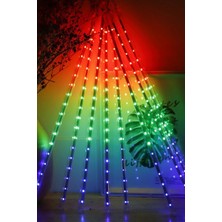 10LU Kayan Meteor LED Işık Renkli Bahçe Ev Dekor Süsleme Kayan Işıklar