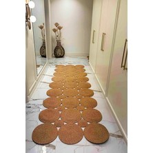 Bhr Creative Maise Hasır Dikdörtgen Jüt Örme Özel Tasarım Halı Kilim Yolluk Paspas
