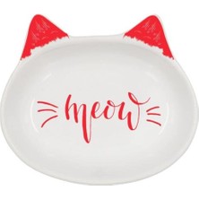 Çok Renkli Seramik Mama Kabı, 200 Ml, 14 Cm, Şık ve Sağlıklı Kullanım