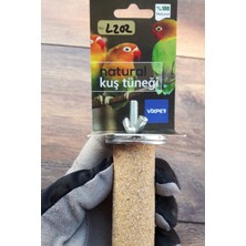 Vixpet Venty 22.5 cm - Çapı 25 mm Kumlu Pedikür Papağan Tüneği - Jako, Amazon, Eklektus, Kayık, Alex, Konur - Gaga ve Tırnak Bakımı
