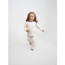 Bebek Kaşkorse Esnek Günlük Tayt-Ekru