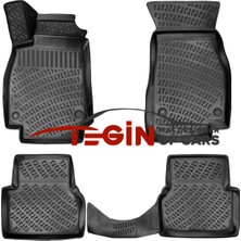 Audi A6 C8 2023 3D Havuzlu Paspas Siyah