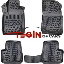 Citroen C3 2012 3D Havuzlu Paspas Siyah