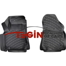 Citroen Berlingo Panelvan 2 Parça 2016 3D Havuzlu Paspas Siyah