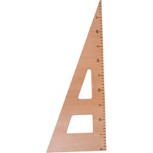 Büro Ev Ofis Okul Için 45CM Üçgen Riga Cetvel