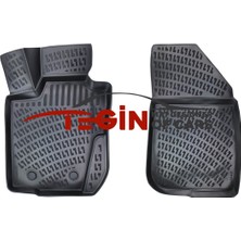 Dacia Logan Panelvan 2 Parça 2009 3D Havuzlu Paspas Siyah