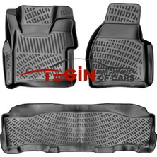 F250 2013 3D Havuzlu Paspas Siyah