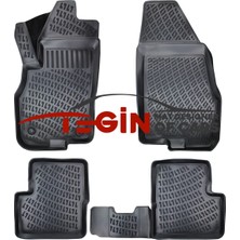 Fiat Punto Evo 2017 3D Havuzlu Paspas Siyah