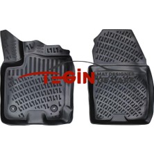 Courier Panelvan 2 Parça 2014 Sonrası 3D Havuzlu Paspas Siyah