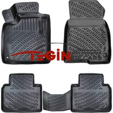 Honda Accord 2022 3D Havuzlu Paspas Siyah