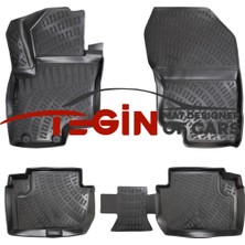Mitsubishi Outlander 3D Havuzlu Paspas 2011-2021 Siyah