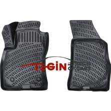 Opel Combo Panelvan (2 Parça) 3D Havuzlu Paspas 2012 Siyah