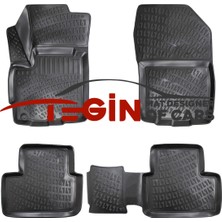 Mitsubishi Outlander Sport 3D Havuzlu Paspas 2017 Siyah