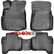 Toyota Tacoma 3D Havuzlu Paspas 2023 Siyah