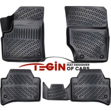 Volkswagen Touareg 3D Havuzlu Paspas 2002-2010 Siyah