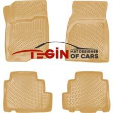 Chevrolet Captiva 2018 3D Havuzlu Paspas Bej