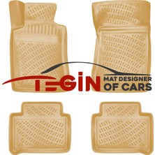 Mercedes E Serisi W124 1988 3D Havuzlu Paspas Bej