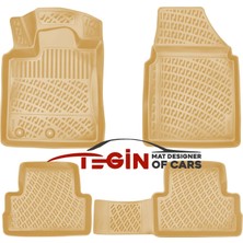 Nissan Qashqai 2012 3D Havuzlu Paspas Bej