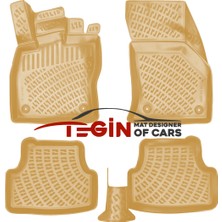 Volkswagen Golf 7 2014 3D Havuzlu Paspas Bej