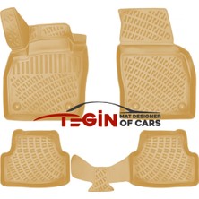 Volkswagen Polo 2022 3D Havuzlu Paspas Bej