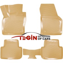 Volkswagen Tiguan 2021 3D Havuzlu Paspas Bej