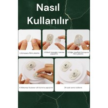 Bilyeli Eşya Kaydırma Aparatı Yapışkanlı Kolay Taşıma 4lü 360 Derece Döner Tekerlek Pratik Kaydırıcı