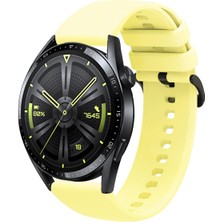 Tagomoon Huawei Watch Gt3 46MM Uyumlu Kordon Yumuşak Dokulu Soft Renk Tokalı Silikon Kayış