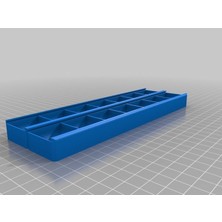 Byr Haftalık/gündüz/gece Hapı Konteyner (Sadece Plastik Aparattır!!!) 3D