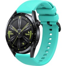 Tagomoon Huawei Watch Gt3 46MM Uyumlu Kordon Yumuşak Dokulu Soft Renk Tokalı Silikon Kayış