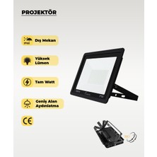 AC Aydınlatma 200W LED Projektör Sarı Işık