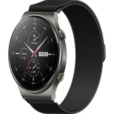 Tagomoon Huawei Watch Gt2 Pro Uyumlu Kordon Hasır Metal Örgü Mıknatıslı Kayış
