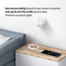 Bix BX-M10TA , Xiaomi, Huawei Uyumlu Orijinal 10W Hızlı Şarj Adaptörü & Micro USB Kablo