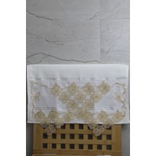 Sivona Bir Alana Bir Hediye Sarı Dantelli El Havlusu (50 x 90)