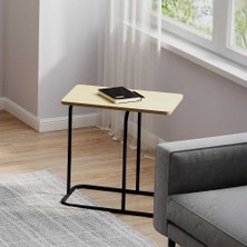 Stix Çok Amaçlı Sehpa - Ceviz / Siyah 50X30X50 cm