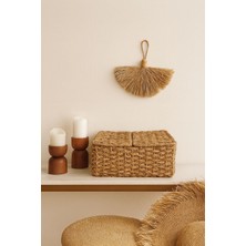 Hasır 2 Bölmeli Çok Amaçlı Sepet- Patates&soğan Sepeti 39 cm x 22 cm (Svr)