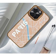 iPhone 16 Plus New York & Paris Desenli Telefon Kılıfı