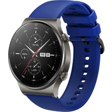 Tagomoon Huawei Watch Gt2 Pro Uyumlu Yumuşak Dokulu Soft Renk Silikon Kordon Kayış
