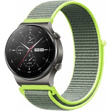 Tagomoon Huawei Watch Gt2 Pro Akıllı Saat Uyumlu Spor Kumaş Desenli Cırt Cırtlı Kordon Kayış