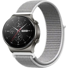 Tagomoon Huawei Watch Gt2 Pro Akıllı Saat Uyumlu Spor Kumaş Desenli Cırt Cırtlı Kordon Kayış