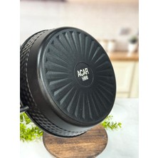 Dıamente 30 cm Granit Döküm Basık Model Tencere