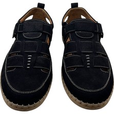 Grado Deri Erkek Sandalet Yumuşak Comfort, Battal Boy 1253