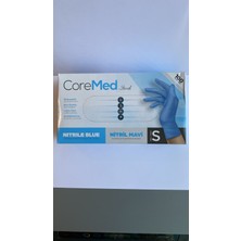 Coremed By Bimel Nitril Mavi Pudrasız Eldiven S/small