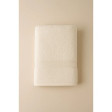 Luvenia %100 Pamuklu 2'li Beyaz Banyo Havlusu (70X140)