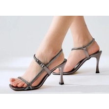 Bags Shoes Kuum K152084 Küt Burun Abiye Ayakkabı