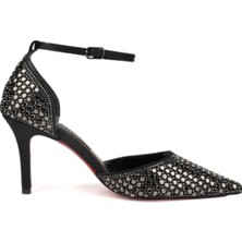 Kuum K712642 Kadın Premium Taşlı Abiye Stiletto Ayakkabı