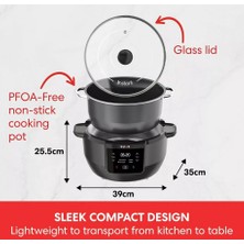 Instant Pot Üstün Yavaş Pişirici 7.1 Lt. 4in1 (Yavaş Pişirme, Kızartma, Buharda Pişirme ve Sıcak Tutma Fonksiyonu)