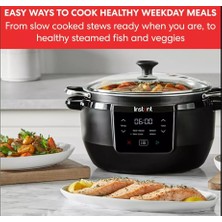 Instant Pot Üstün Yavaş Pişirici 7.1 Lt. 4in1 (Yavaş Pişirme, Kızartma, Buharda Pişirme ve Sıcak Tutma Fonksiyonu)