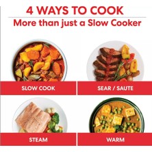 Instant Pot Üstün Yavaş Pişirici 7.1 Lt. 4in1 (Yavaş Pişirme, Kızartma, Buharda Pişirme ve Sıcak Tutma Fonksiyonu)
