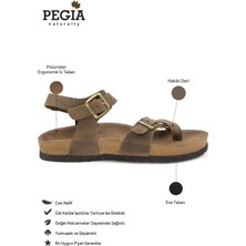 Pegia Hakiki Deri Parmak Arası Kadın Sandalet 215513
